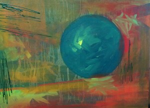 Ball, 2014. Acrylic on canvas, 46 x 61cm